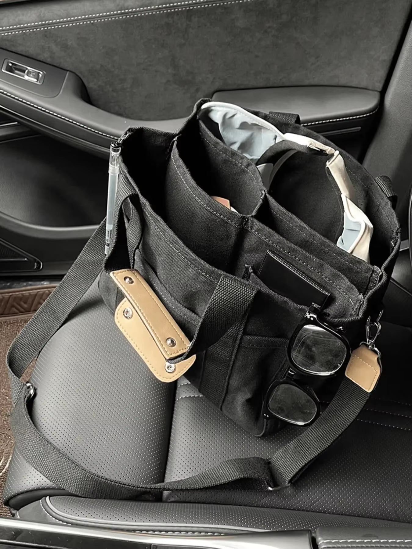 Large Capacity Canvas Tote Bags for Work Commuting Carrying Bag College Style Student Outfit Book Shoulder Bag